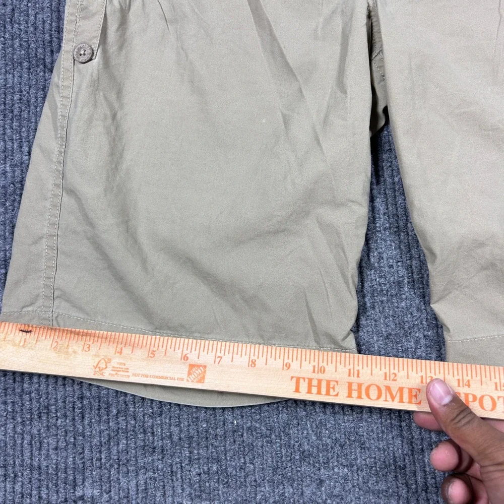 The North Face Shorts Womens 12 Tan Hiking Cargo Khaki Outdoor Casual